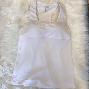 Athleta White Tank Top, size 34A